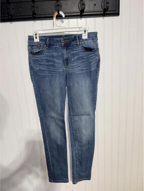 Chico's Platinum Jegging Women's Size 0 Blue Stretch Jeans